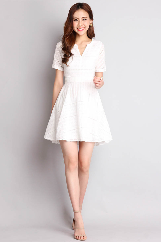 Heart And Soul Dress In White