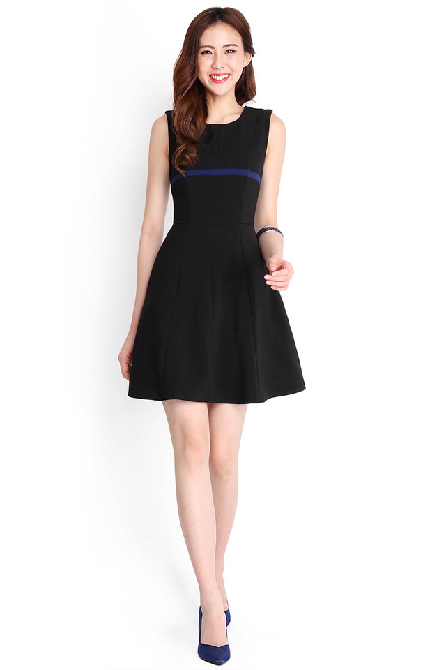 Route To Success Dress In Classic Black