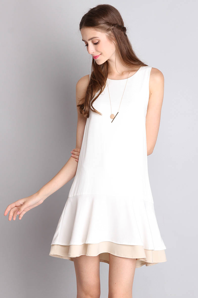 Paired Perfection Dress In White