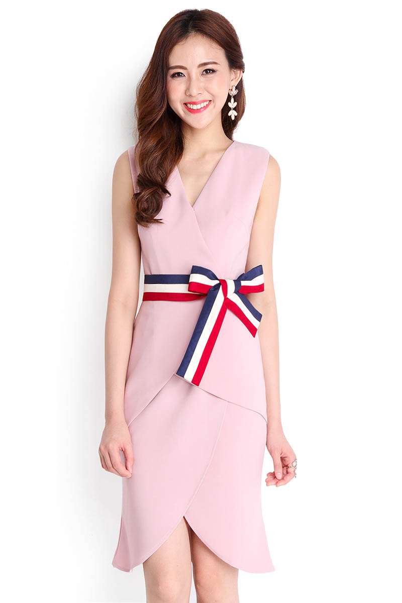 Butterfly Effect Dress In Dusty Pink LilyPirates