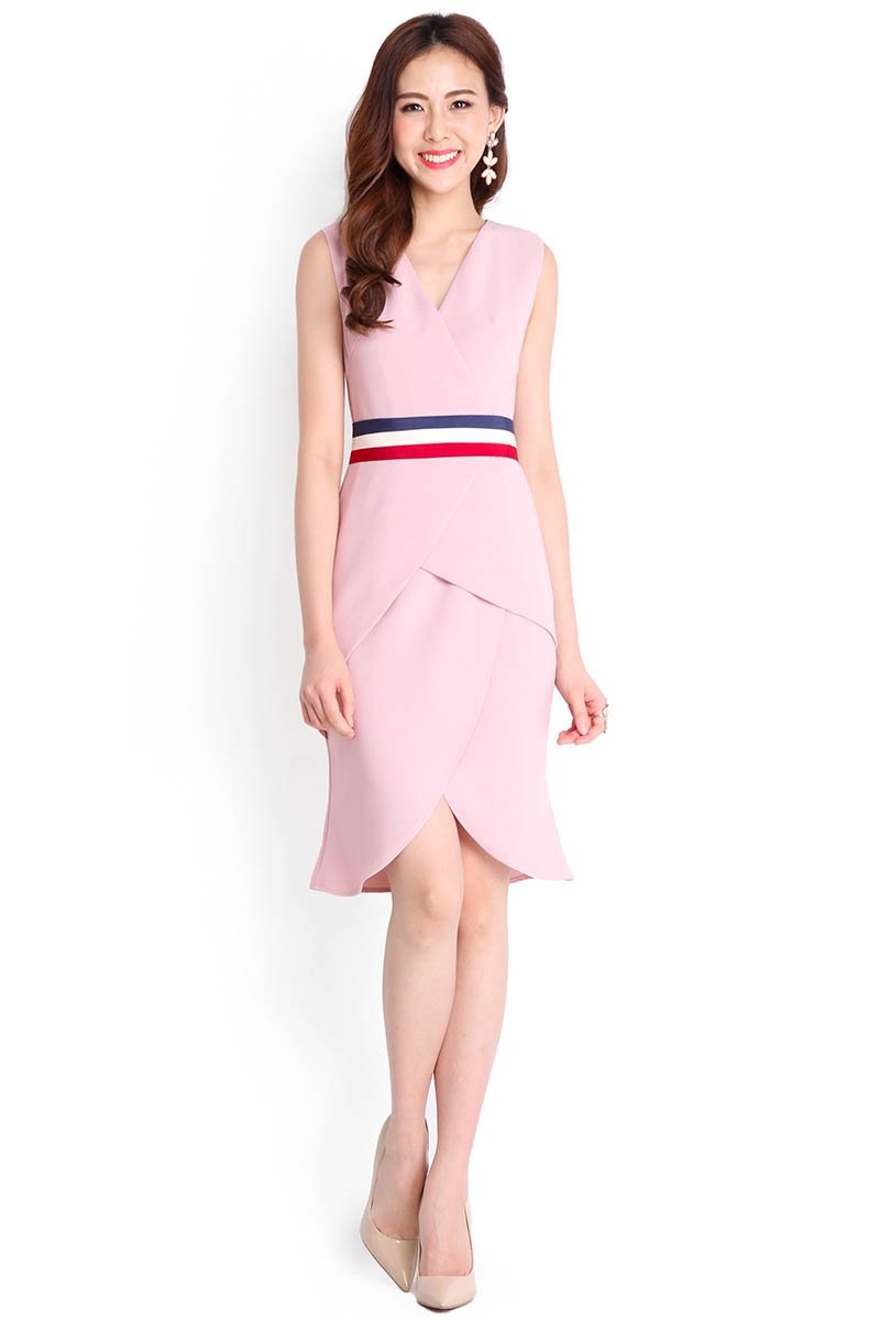 Butterfly Effect Dress In Dusty Pink LilyPirates