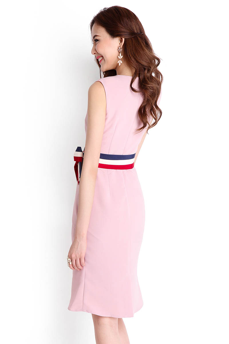 Butterfly Effect Dress In Dusty Pink LilyPirates