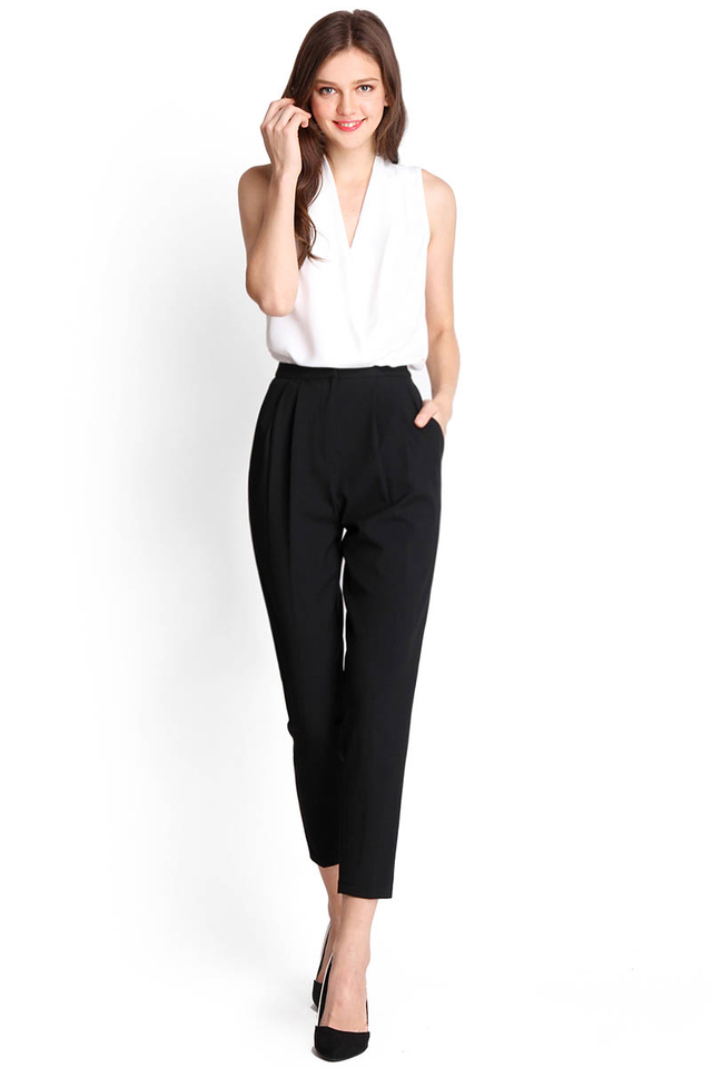 Smart Moves Pants In Classic Black