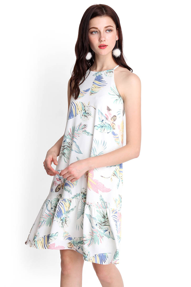 [BO] Summer Fields Dress In Tropical Prints