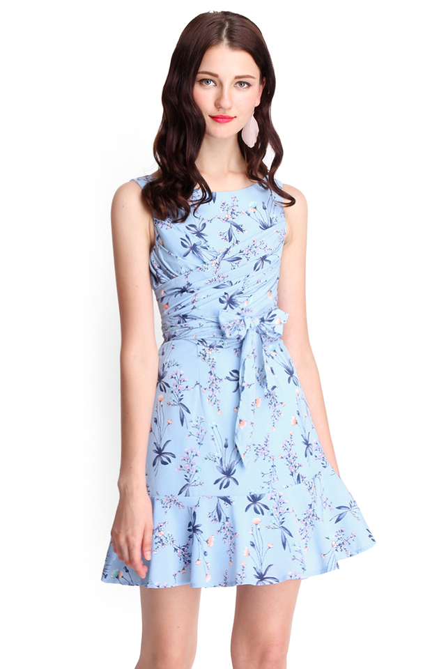 [BO] Spring Duet Dress In Sky Blue