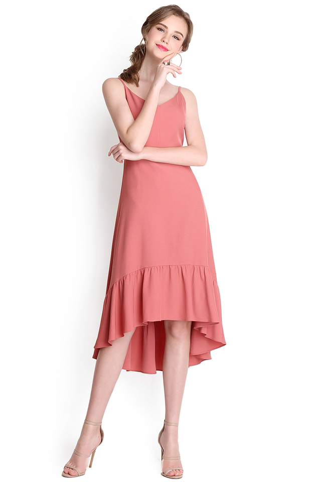 Prettiness At Play Dress In Rose