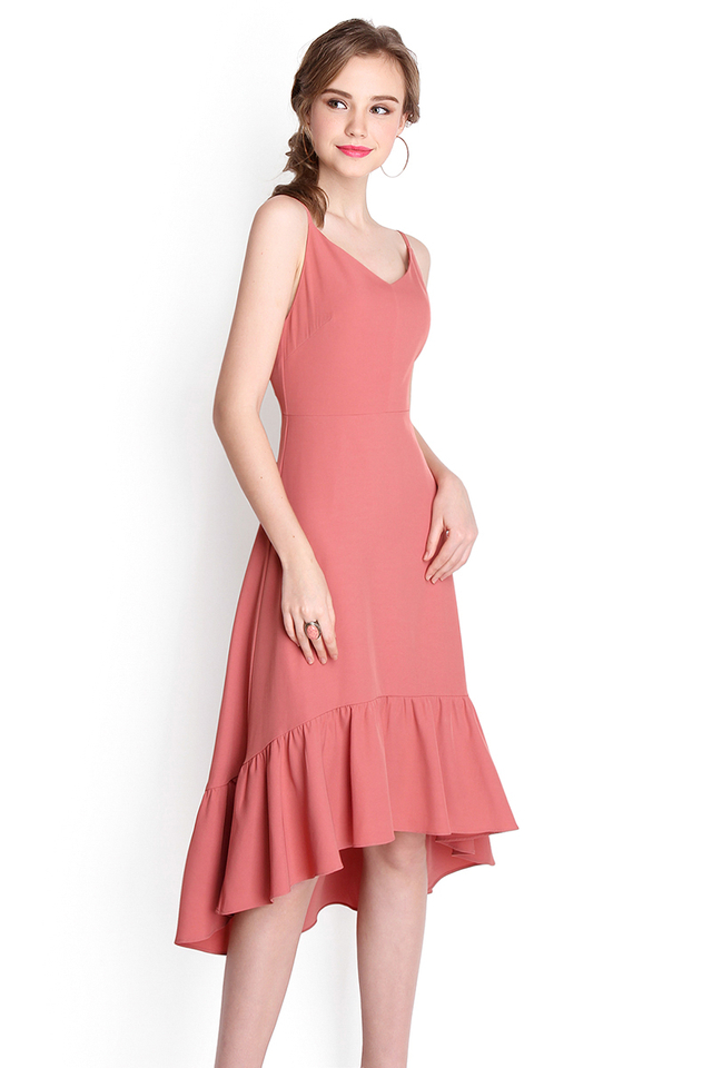 Prettiness At Play Dress In Rose