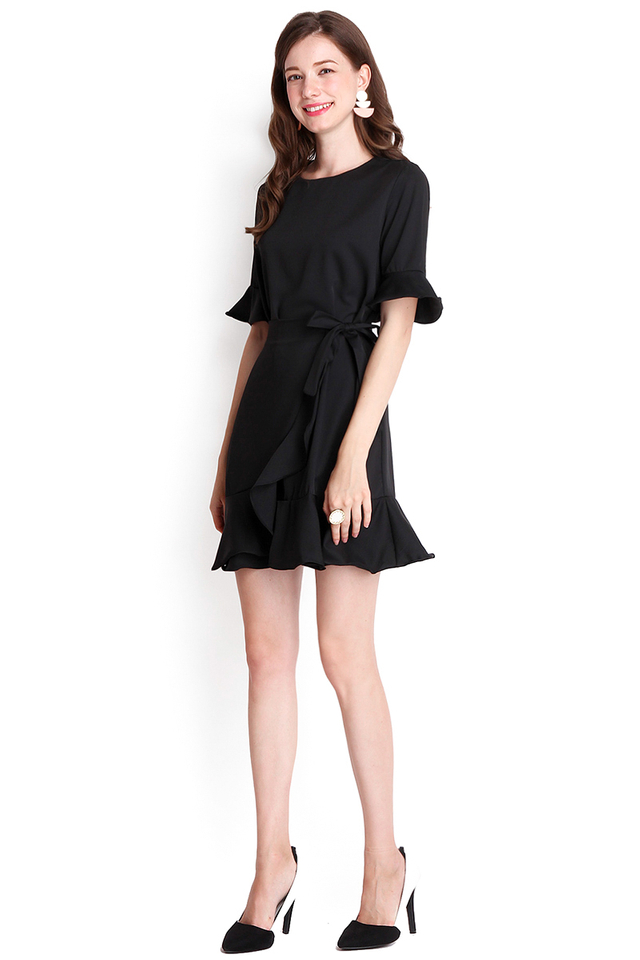 Event Of The Season Dress In Classic Black