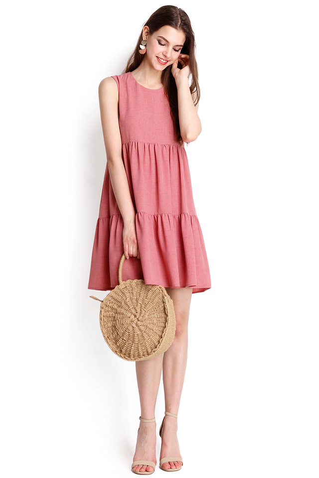 [BO] Good Day Sunshine Dress In Rose Pink