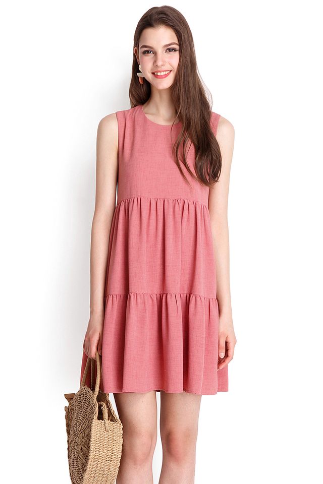 [BO] Good Day Sunshine Dress In Rose Pink