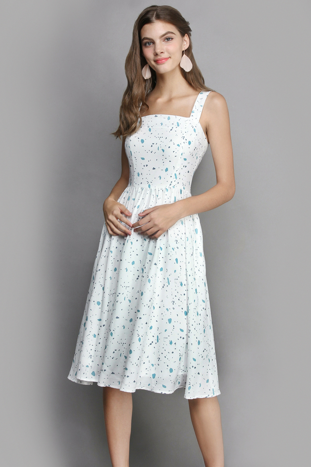 Picasso Muse Dress In Fresh White