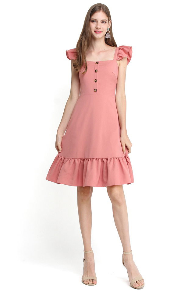 Weekends Are Made For Fun Dress In Tea Rose