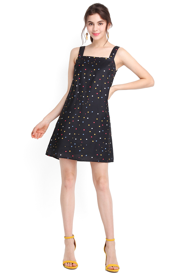 Fancy Sprinkles Dress In Multi Dots