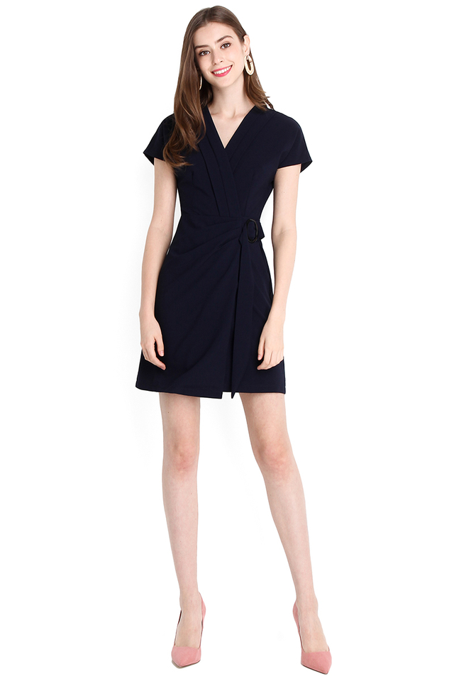 Across The Universe Dress In Midnight Blue