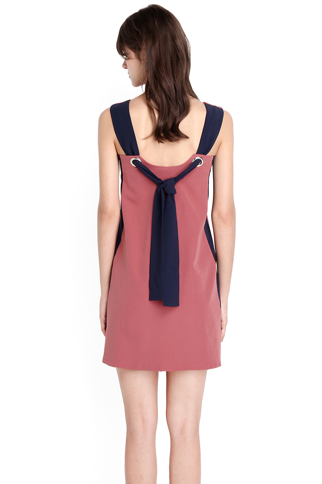 Hands On Approach Dress In Rose Pink