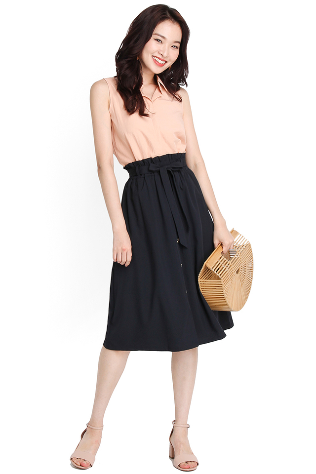 Everyday Style Skirt In Midnight Blue