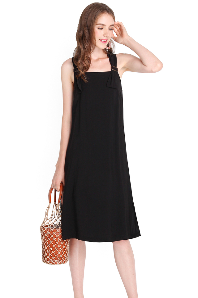 Big Girls Don't Cry Dress In Classic Black