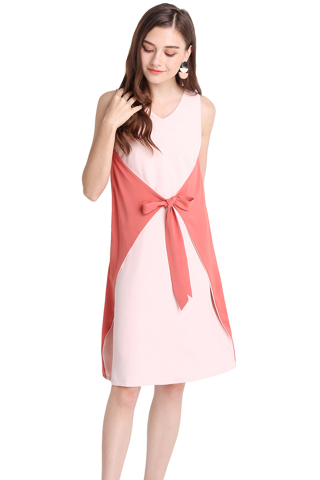 Day And Night Dress In Pink Rose