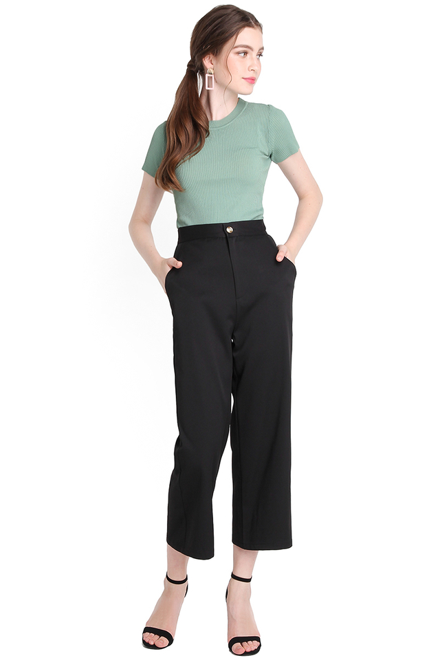 State Of Classiness Pants In Classic Black