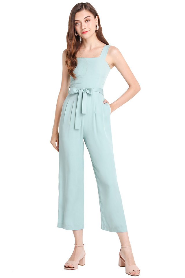 Refreshing Vibes Romper In Mint