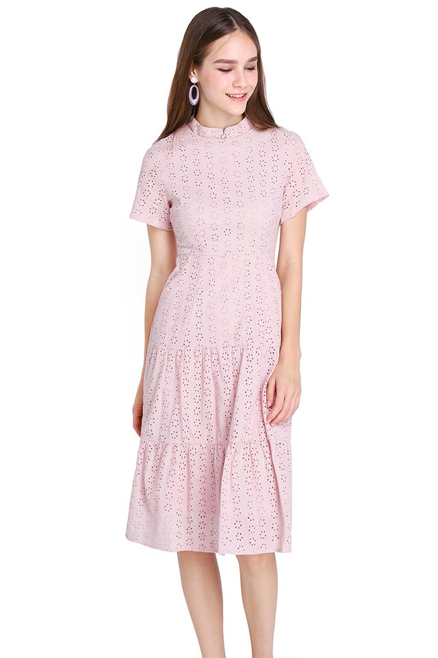 [BO] Flawless Finesse Dress In Dusty Pink