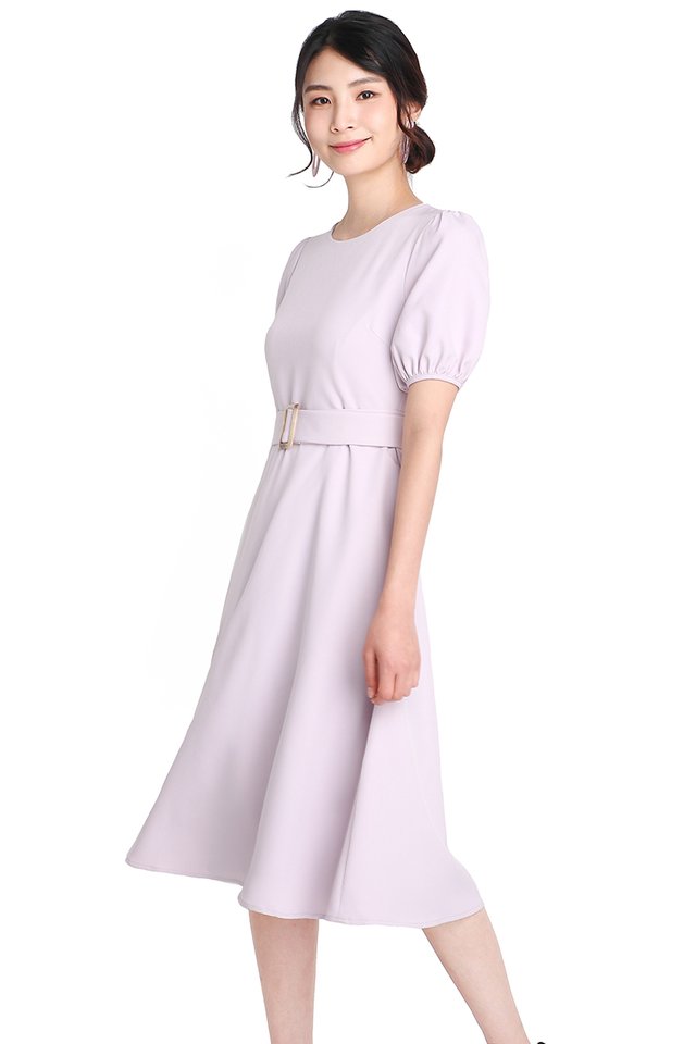 Feminine Personality Dress In Soft Lilac