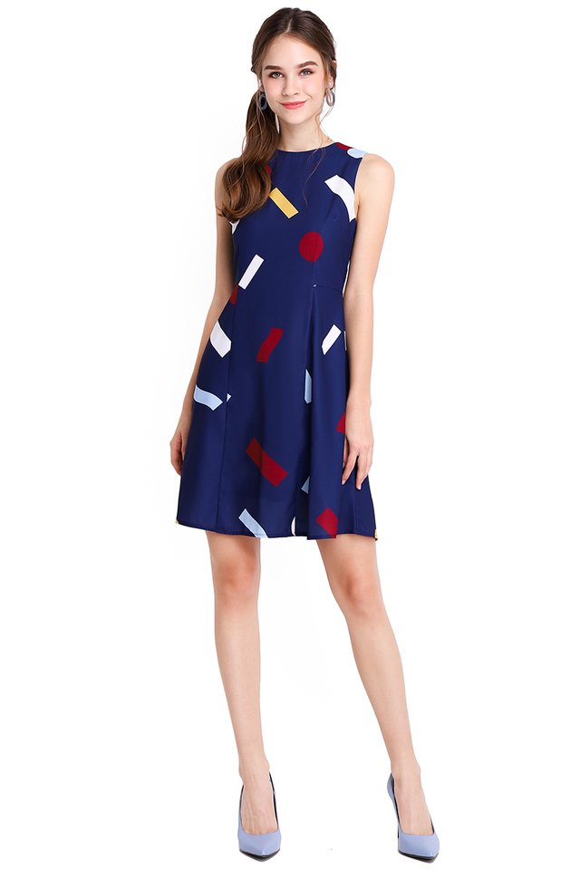 Solve The Puzzle Dress In Blue Prints