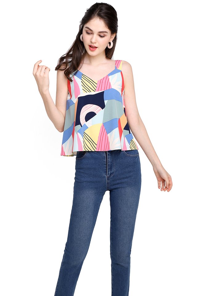 Adventure Of A Lifetime Top In Abstract Prints