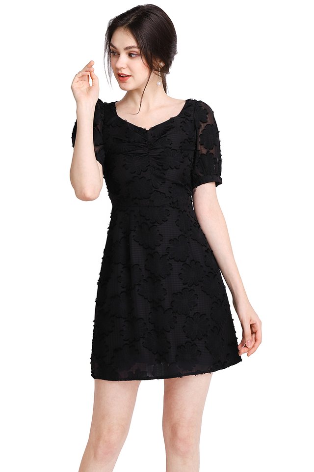 Quite The Charmer Dress In Classic Black