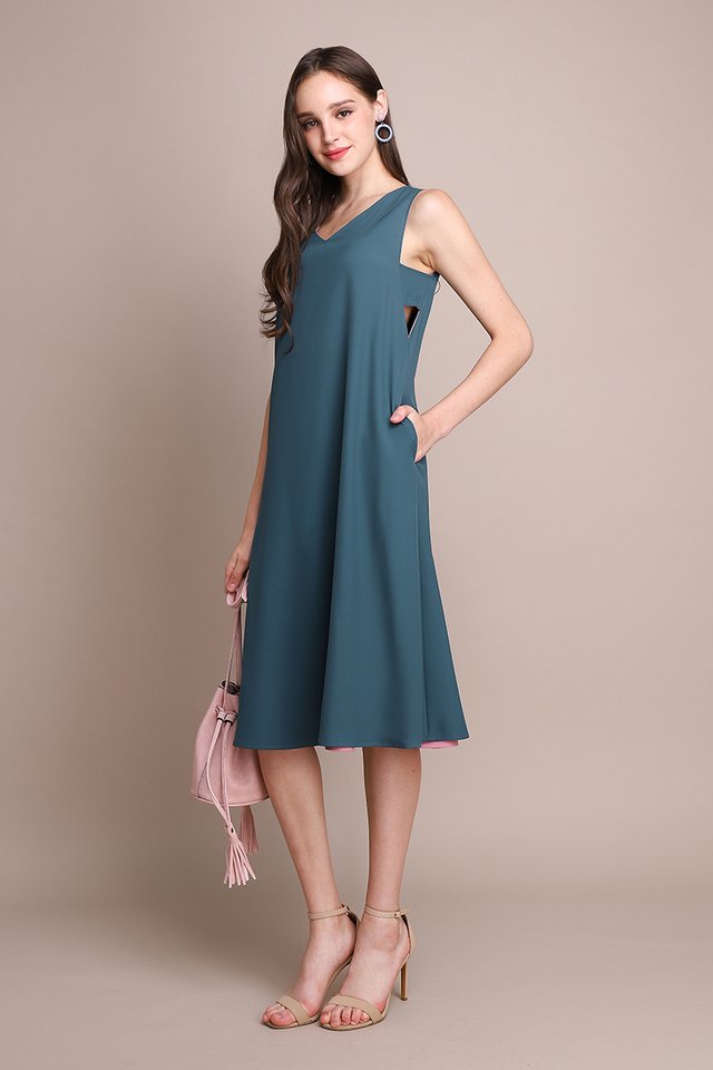 Blissfully Yours Dress In Pink Marine