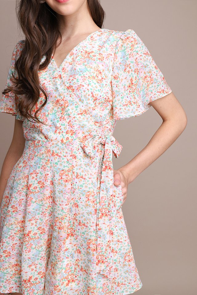 Endless Possibilities Romper In Pastel Florals