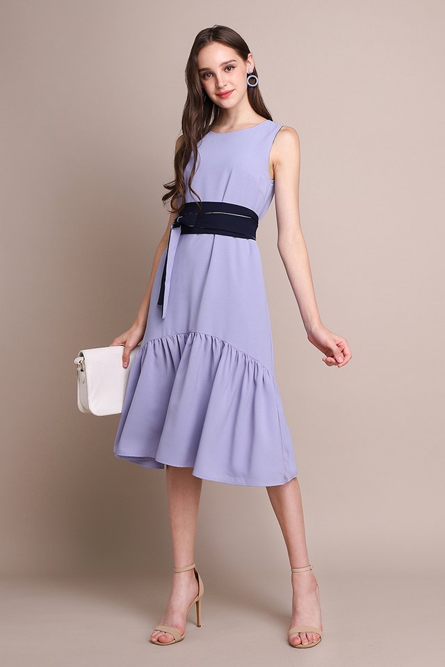 Better Than Ever Dress In Blue Periwinkle