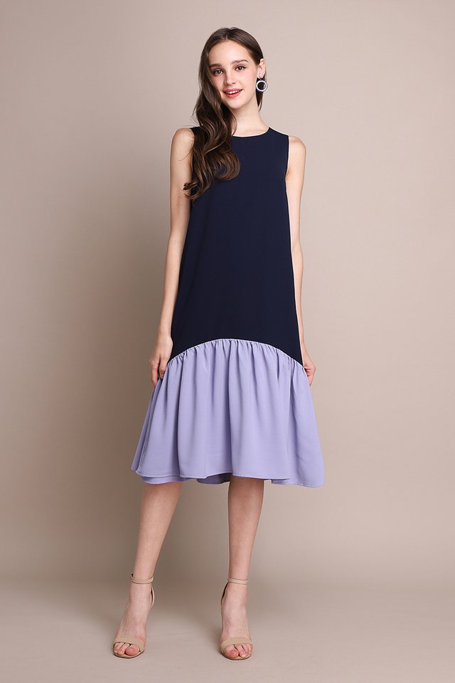Better Than Ever Dress In Blue Periwinkle