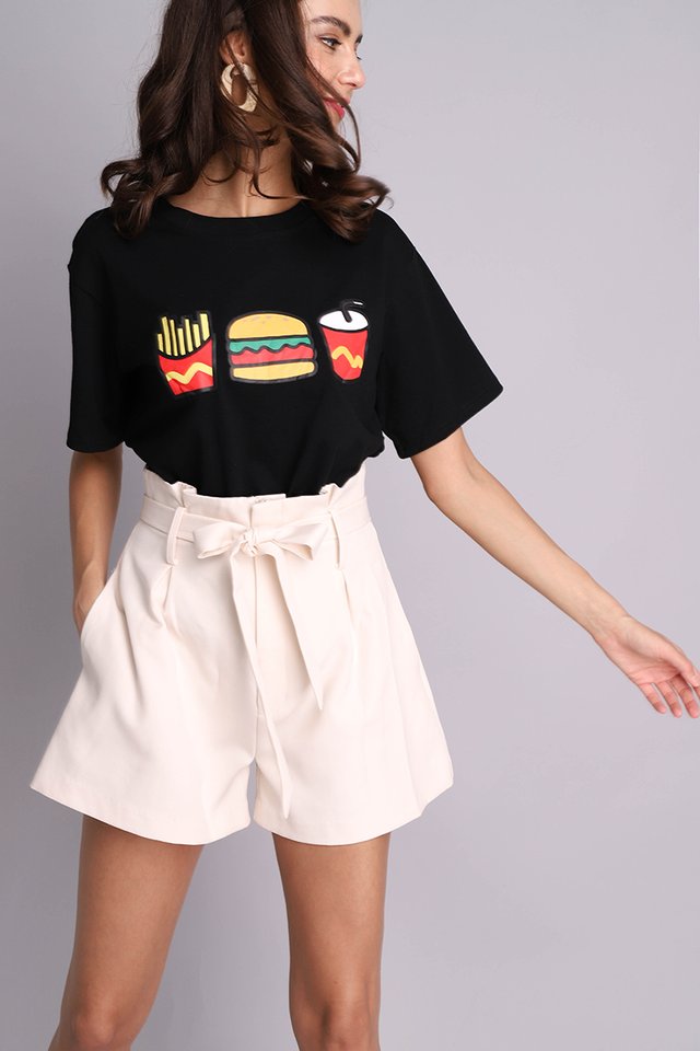 [BO] Fast Food Friday Top In Classic Black