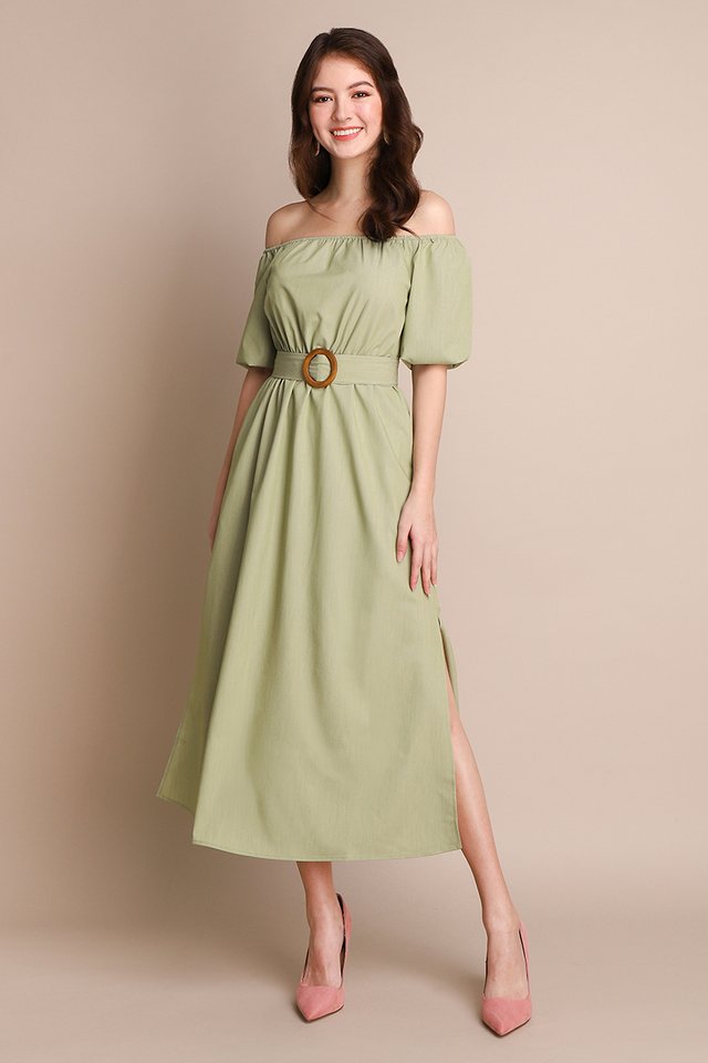 Savanna Dress In Sage Green