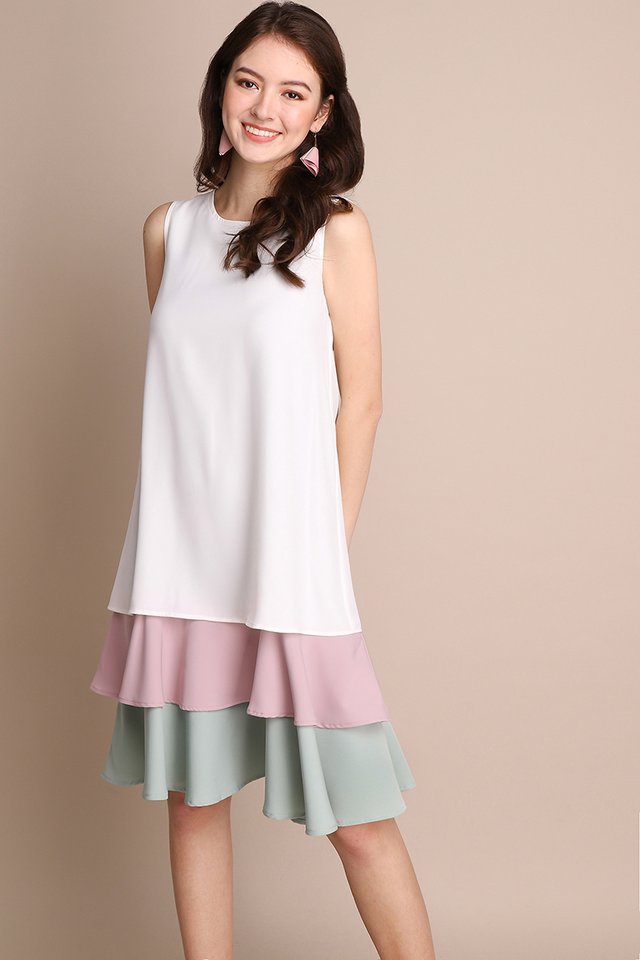 Say Hello Dress In Pastel Candy