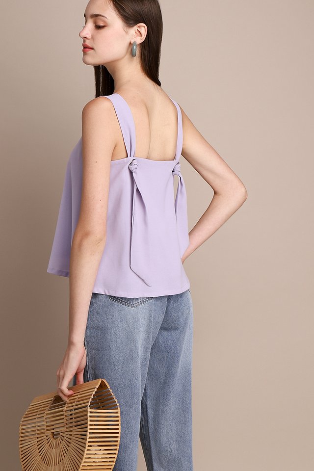 Candy Treats Top In Soft Lilac