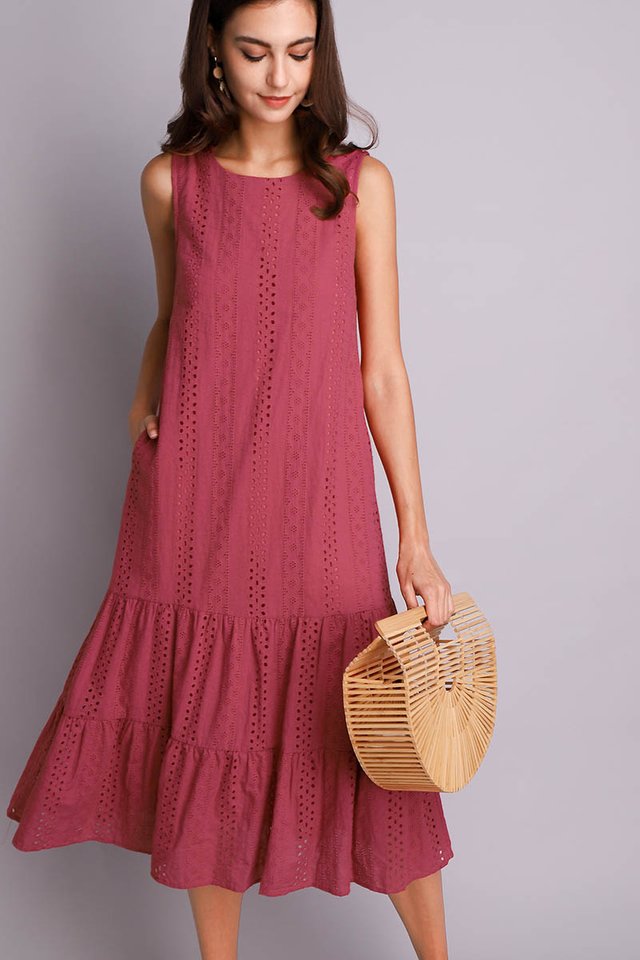 Dreamy Delight Dress In Rose Pink