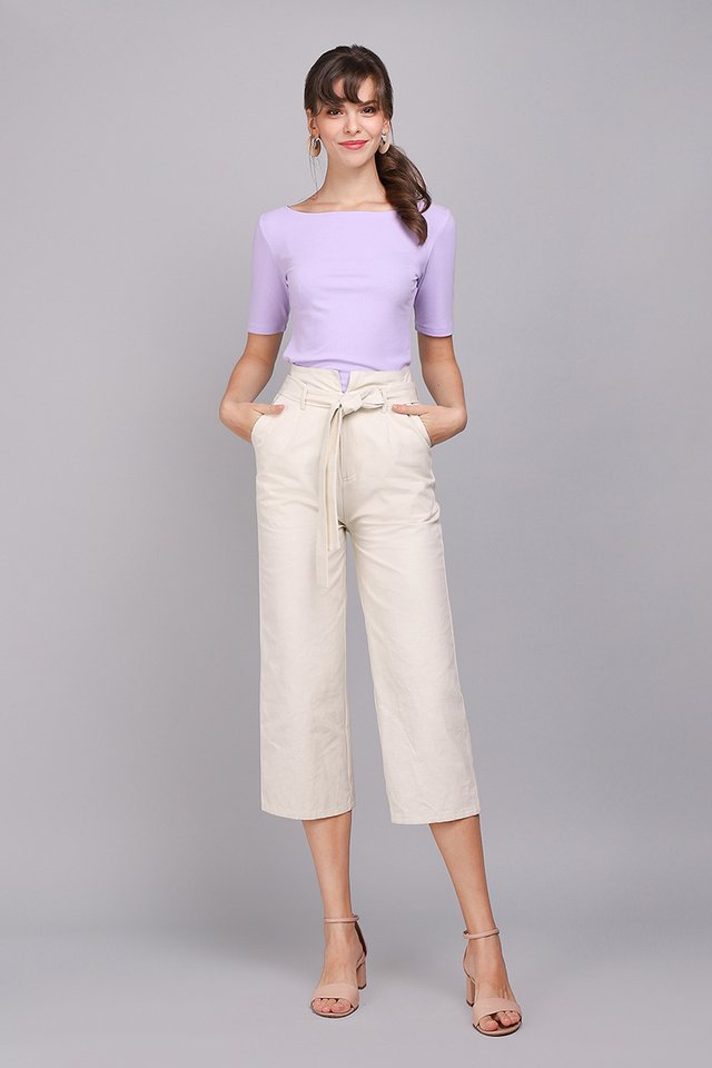 Colette Top In Soft Lilac