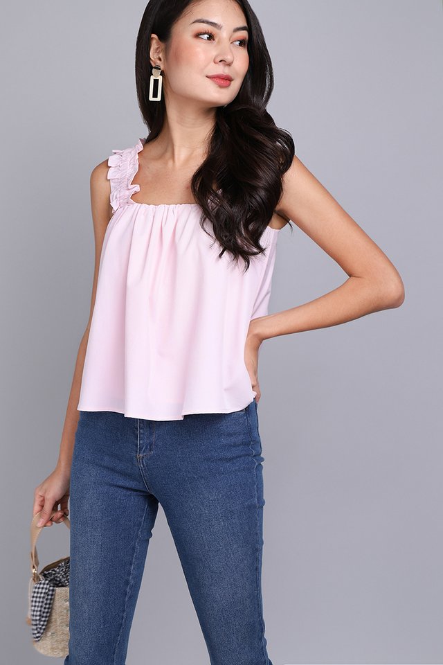 Weekend Antidote Top In Soft Pink