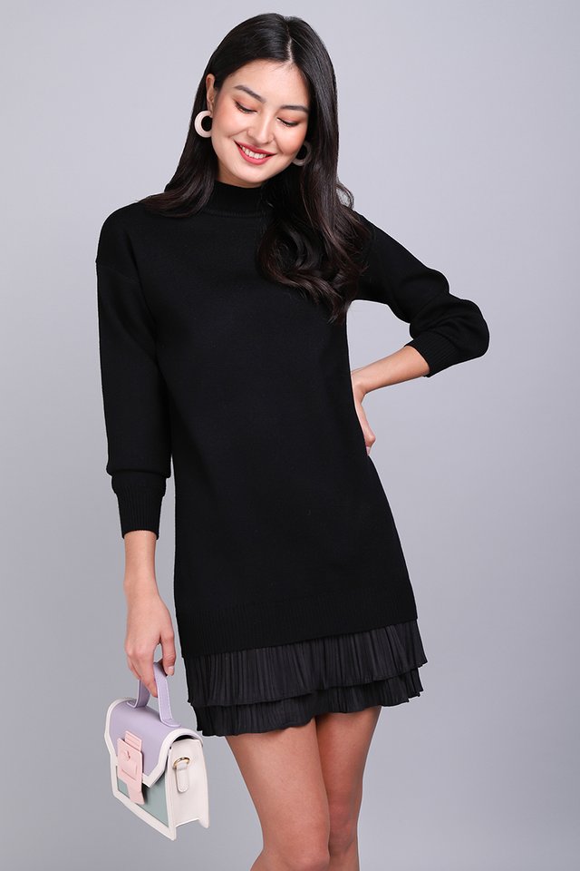 Spring Favourite Dress In Classic Black