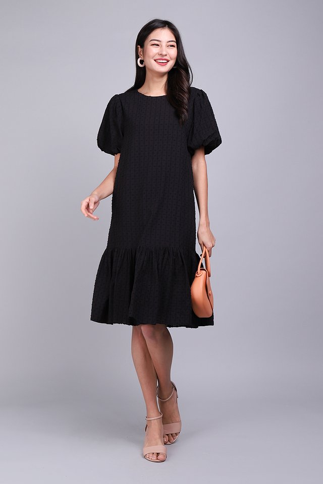 Adoringly Yours Dress In Classic Black