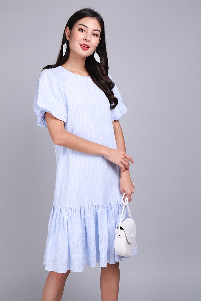 Adoringly Yours Dress In Sky Blue