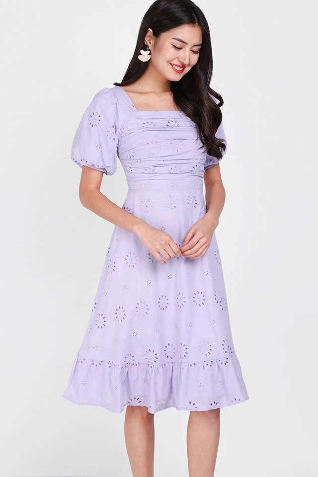 [BO] Sing A Song Of Spring Dress In Lavender 