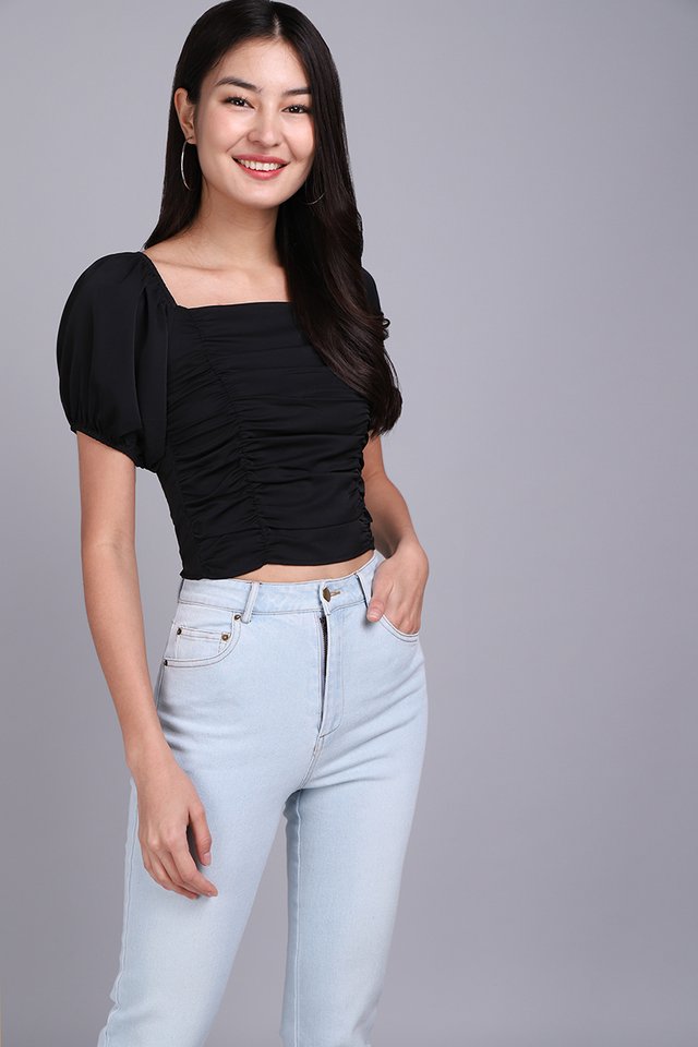 Highly Adored Top In Classic Black 