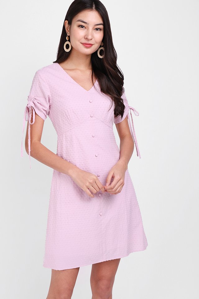 Summer Enchantment Dress In Lavender Pink 