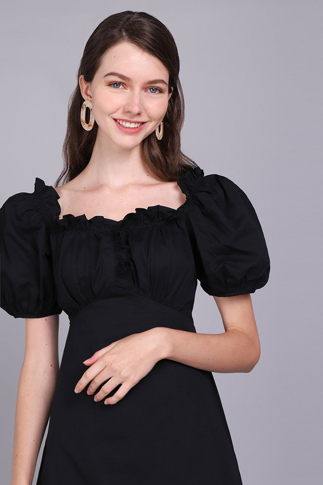 Midnight Outlook Dress In Classic Black
