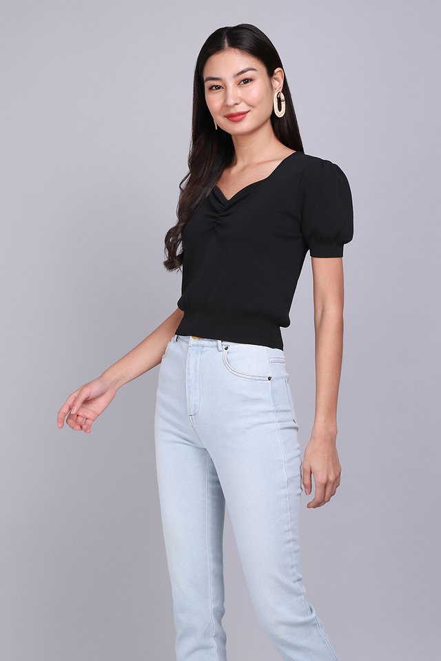 Isabelle Top In Classic Black