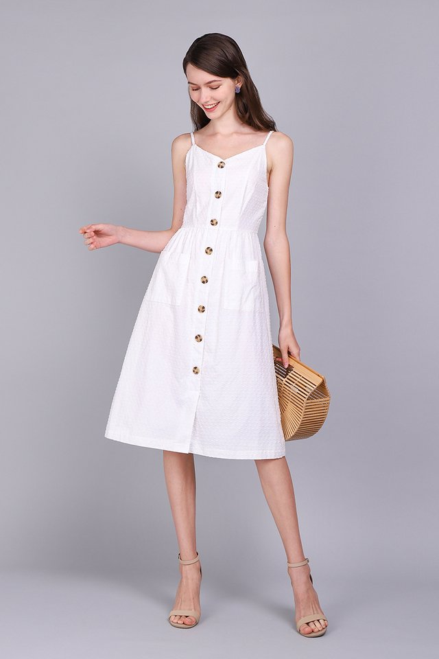 Dressing For Sunshine Dress In Classic White