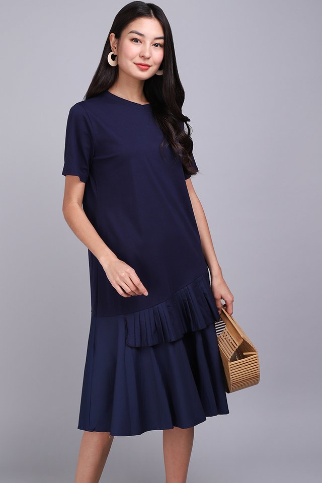 Best Day Ever Dress In Navy Blue
